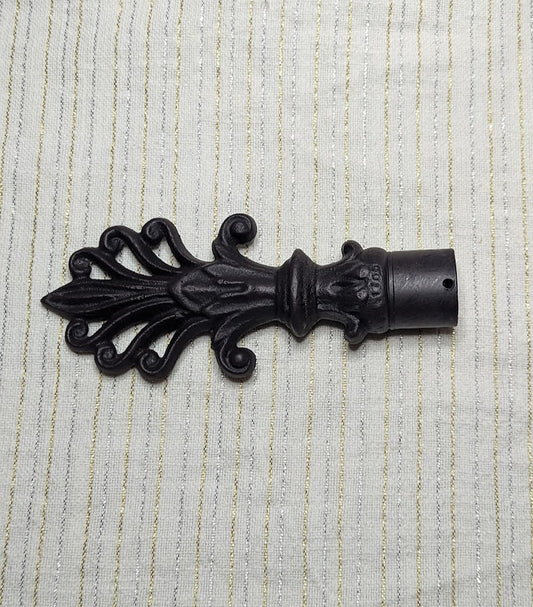 Finials Handcrafted French Design finials, Cast Iron spear finials, Antiqued finials, Handcrafted finials,